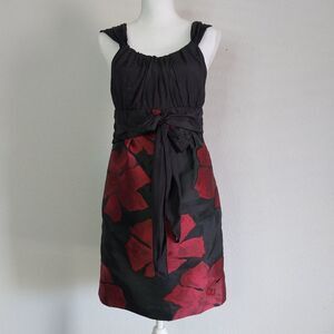 M.S.S.P Cocktail Dress NWT Size 6 Black Whimsigoth Romantic Feminine Dramatic